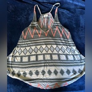 Love J tribal style tank top size S multicolor